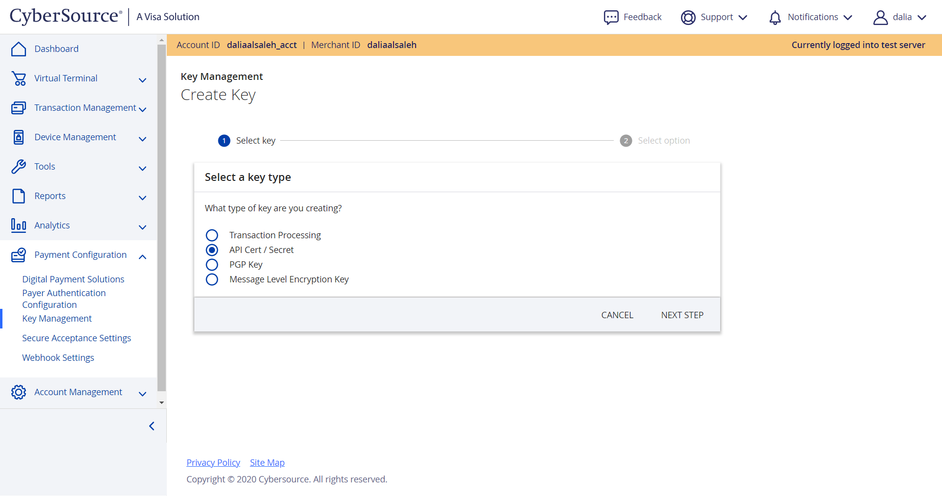 cybersource_create_key2